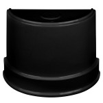 TableCraft CW1312BK 5 Qt. Black Cast Aluminum Half Soup Bowl TableCraft CW1312BK 5 Qt. Black Cast Aluminum Half Soup Bowl