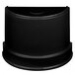 TableCraft CW1312BK 5 Qt. Black Cast Aluminum Half Soup Bowl TableCraft CW1312BK 5 Qt. Black Cast Aluminum Half Soup Bowl