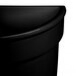 TableCraft CW1312BK 5 Qt. Black Cast Aluminum Half Soup Bowl TableCraft CW1312BK 5 Qt. Black Cast Aluminum Half Soup Bowl