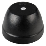 G.E.T. Enterprises FRD22BB Bugambilia 1.5 Qt. Classic Textured Finish Black Resin-Coated Aluminum Miami Round Bowl G.E.T. Enterprises FRD22BB Bugambilia 1.5 Qt. Classic Textured Finish Black Resin-Coated Aluminum Miami Round Bowl