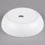 10 Strawberry Street WM-6-WHT Wazee Matte 48 oz. Round White Stoneware Serving Bowl - 2/Case