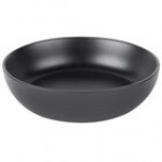 10 Strawberry Street WM-6-WHT Wazee Matte 48 oz. Round White Stoneware Serving Bowl - 2/Case