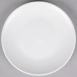 10 Strawberry Street WM-6-WHT Wazee Matte 48 oz. Round White Stoneware Serving Bowl - 2/Case