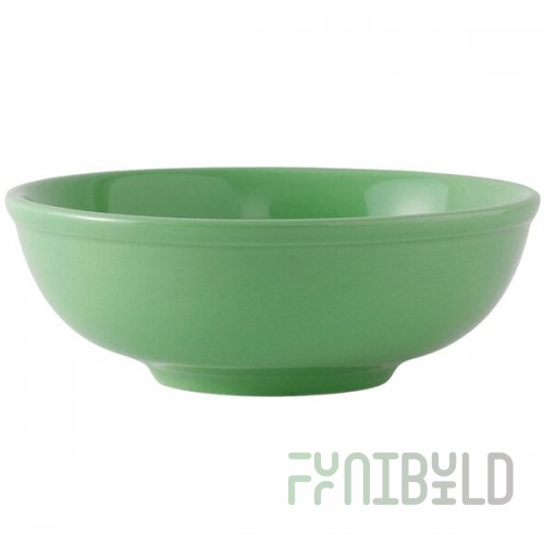 Tuxton BTB-3503 1.1 Qt. Cilantro China Menudo / Pasta / Salad Bowl - 12/Case