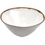 GET B-193-UM Urban Mill 6 Qt. Glazed Irregular Round Melamine Bowl - 3/Case