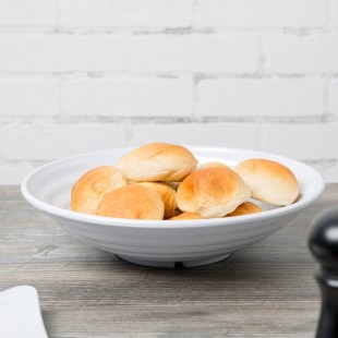 GET ML-74-W Milano White 3 Qt. Round Bowl GET ML-74-W Milano White 3 Qt. Round Bowl