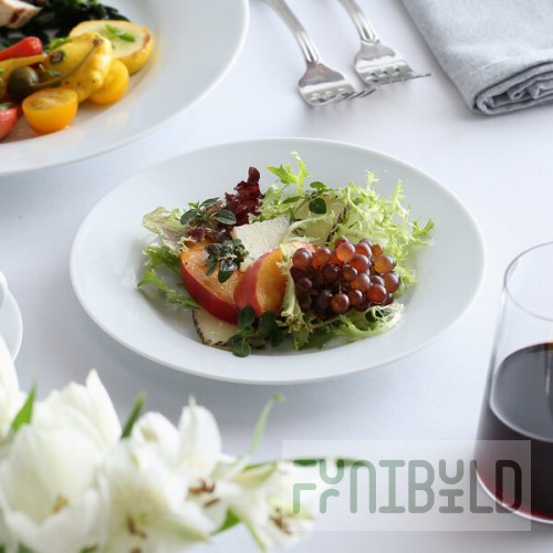 10 Strawberry Street Catering Pack CATCOM-RD-4 Bright White 7 1/2