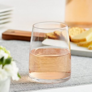 Acopa Piatta 12 oz. Stemless Wine Glass - 12/Case