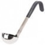 Vollrath 4970220 Jacob's Pride® 2 oz. One-Piece Stainless Steel Ladle with Short Black Kool-Touch® Handle Vollrath 4970220 Jacob's Pride® 2 oz. One-Piece Stainless Steel Ladle with Short Black Kool-Touch® Handle