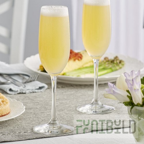 Libbey 7500 Vina 8 oz. Customizable Flute Glass - 12/Case