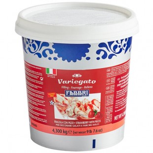 Fabbri 4.3 kg Strawberry Variegate / Marbling Fabbri 4.3 kg Strawberry Variegate / Marbling