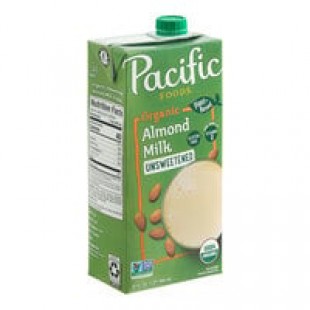 Pacific Foods Organic Unsweetened Vanilla Almond Milk 32 fl. oz. - 12/Case