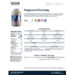 Ken's Foods 1 Gallon Poppyseed Dressing Ken's Foods 1 Gallon Poppyseed Dressing