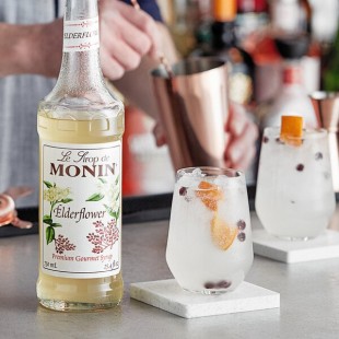 Monin Premium Elderflower Flavoring Syrup 750 mL