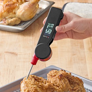 Taylor 5296652 Type-K Digital Folding Thermocouple Thermometer with Replaceable Probe Taylor 5296652 Type-K Digital Folding Thermocouple Thermometer with Replaceable Probe
