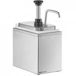ServSense Quintuple 2 Qt. Stainless Steel Condiment Dispenser - 5 Plastic Pumps, 1 oz. Portions ServSense Quintuple 2 Qt. Stainless Steel Condiment Dispenser - 5 Plastic Pumps, 1 oz. Portions