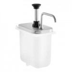 ServSense Quintuple 2 Qt. Stainless Steel Condiment Dispenser - 5 Plastic Pumps, 1 oz. Portions ServSense Quintuple 2 Qt. Stainless Steel Condiment Dispenser - 5 Plastic Pumps, 1 oz. Portions