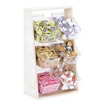 Cal-Mil Newport 3-Tier White-Washed Pine Wood Vertical Condiment Organizer - 12 Cal-Mil Newport 3-Tier White-Washed Pine Wood Vertical Condiment Organizer - 12