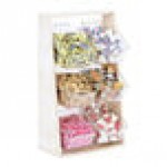 Cal-Mil Newport 3-Tier White-Washed Pine Wood Vertical Condiment Organizer - 12 Cal-Mil Newport 3-Tier White-Washed Pine Wood Vertical Condiment Organizer - 12
