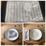 Snap Drape 54351822NH763 Blue Ticking Striped Cloth Napkins, 18 Snap Drape 54351822NH763 Blue Ticking Striped Cloth Napkins, 18