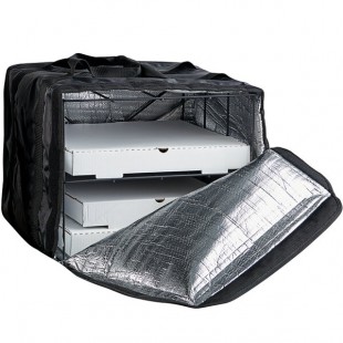 American Metalcraft BLB1914 Deluxe Black Polyester Pizza Delivery Bag with Rack, 19 1/2 American Metalcraft BLB1914 Deluxe Black Polyester Pizza Delivery Bag with Rack, 19 1/2