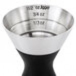 OXO 3105000 1.5 oz. & 1 oz. Stainless Steel Double Jigger OXO 3105000 1.5 oz. & 1 oz. Stainless Steel Double Jigger