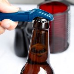 Franmara 3010-05 Traveler's Dark Blue Customizable Plastic Corkscrew and Bottle Opener