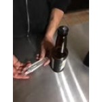 Franmara 3010-05 Traveler's Dark Blue Customizable Plastic Corkscrew and Bottle Opener