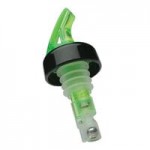 Precision Pours 12 WR C 0.5 oz. Watermelon Red Measured Liquor Pourer with Collar - 12/Pack