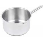 Vollrath 3802 Optio 2.75 Qt. Stainless Steel Sauce Pan with Aluminum-Clad Bottom and Cover
