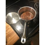 Vollrath 3802 Optio 2.75 Qt. Stainless Steel Sauce Pan with Aluminum-Clad Bottom and Cover