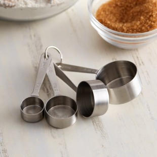Vollrath 46589 Stainless Steel Measuring Spoon Set - 4 Piece Vollrath 46589 Stainless Steel Measuring Spoon Set - 4 Piece