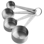 Vollrath 46589 Stainless Steel Measuring Spoon Set - 4 Piece Vollrath 46589 Stainless Steel Measuring Spoon Set - 4 Piece