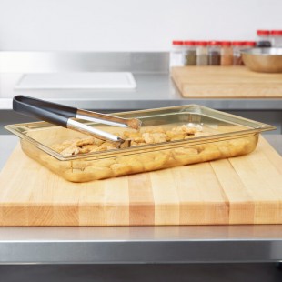 Vollrath 9002410 Super Pan® Full Size Amber High Heat Plastic Food Pan - 2 1/2