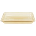 Vollrath 9002410 Super Pan® Full Size Amber High Heat Plastic Food Pan - 2 1/2 Vollrath 9002410 Super Pan® Full Size Amber High Heat Plastic Food Pan - 2 1/2