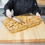 Vollrath 9002410 Super Pan® Full Size Amber High Heat Plastic Food Pan - 2 1/2 Vollrath 9002410 Super Pan® Full Size Amber High Heat Plastic Food Pan - 2 1/2