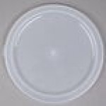 Cambro 12, 18, and 22 Qt. Translucent Round Polypropylene Food Storage Container Lid RFSC12PP190 - 6/Case