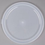 Cambro 12, 18, and 22 Qt. Translucent Round Polypropylene Food Storage Container Lid RFSC12PP190 - 6/Case