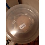 Cambro 12, 18, and 22 Qt. Translucent Round Polypropylene Food Storage Container Lid RFSC12PP190 - 6/Case