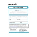 Summit Appliance FF7LWBIMED2 Accucold ACR Series 5.5 Cu. Ft. White / Blue Undercounter Reach-In Medical Refrigerator - 115V Summit Appliance FF7LWBIMED2 Accucold ACR Series 5.5 Cu. Ft. White / Blue Undercounter Reach-In Medical Refrigerator - 115V