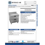 Beverage-Air WTFD32AHC-2-FIP-23 32