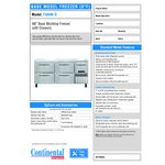 Continental Refrigerator FA68N-D 68 Continental Refrigerator FA68N-D 68
