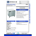 Beverage-Air UCF32AHC-24 32