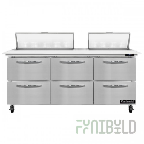 Continental Refrigerator SW72-N-18C-D 72
