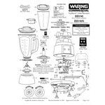 Waring 26269 Upper Motor Mount for Blenders
