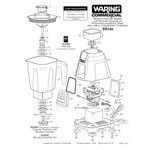 Waring 26269 Upper Motor Mount for Blenders