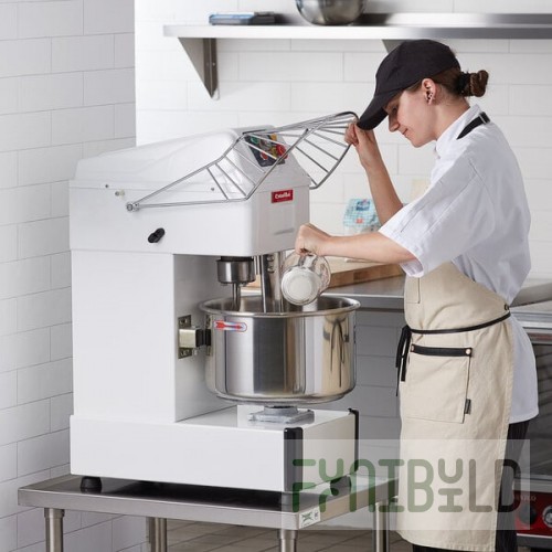 Estella SM20 20 Qt. / 28 lb. Two-Speed Spiral Dough Mixer - 120V, 2 HP