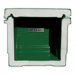 CaterGator CCG20HG Green 20 Qt. Round Rotomolded Outdoor Cooler / Ice Chest
