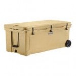 CaterGator CG200WHW White 210 Qt. Mobile Rotomolded Outdoor Cooler / Ice Chest