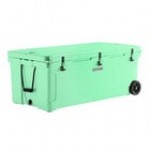 CaterGator CG200WHW White 210 Qt. Mobile Rotomolded Outdoor Cooler / Ice Chest